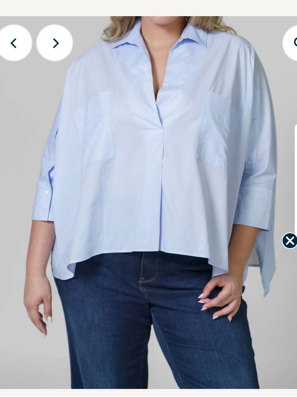 Brand New With Tags! ✨ Psophia "Camisa Cut Out" Top